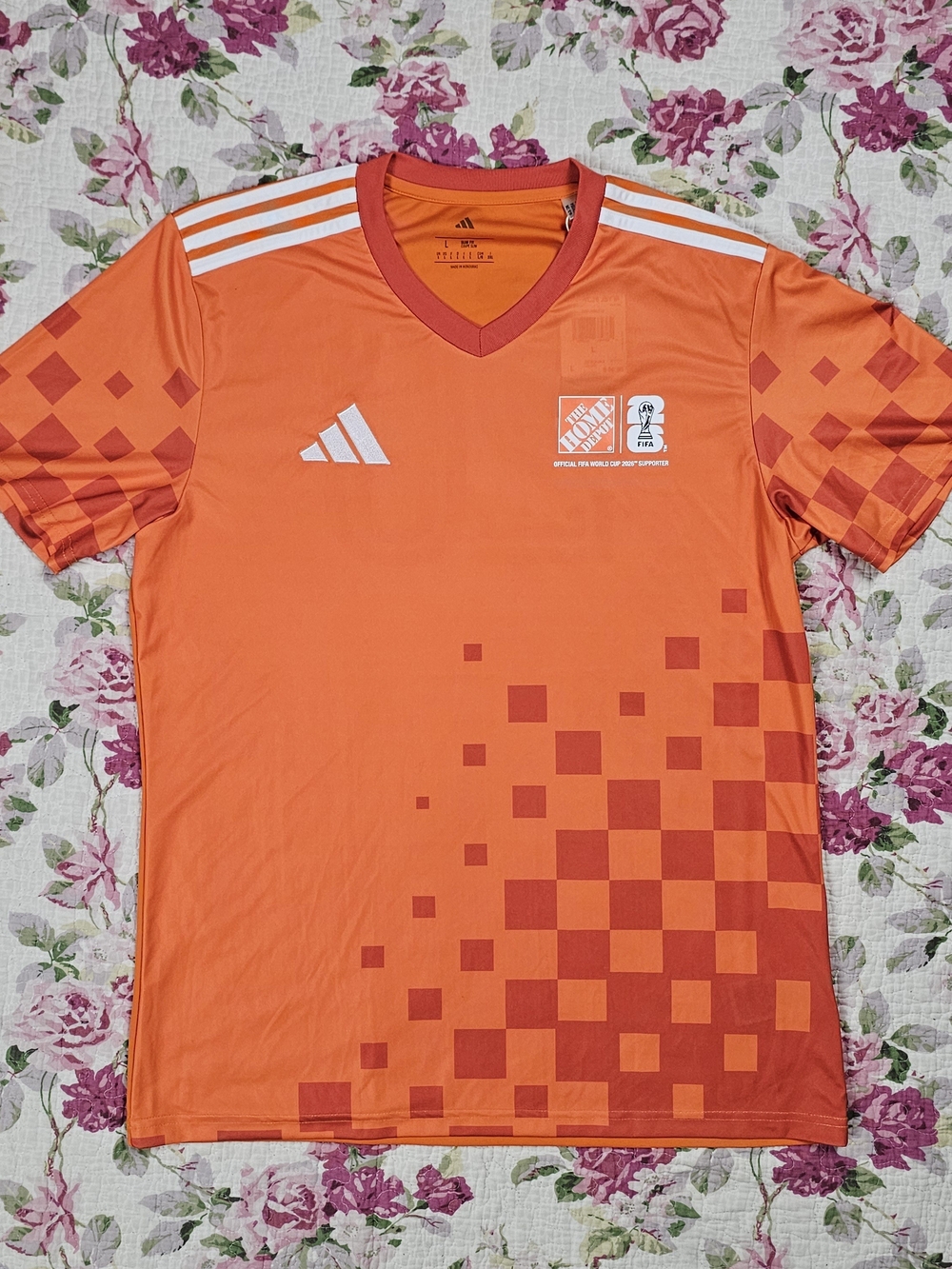 Adidas NWT Soccer Jersey 2026 World Cup Orange Red Size L #26